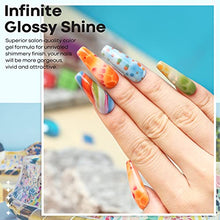 Load image into Gallery viewer, Modelones Gel Nail Polish Kit- Gel Polish 36 Pcs Brown Nude Pink Blue Nail Gel Polish Set 7ML Soak Off Glitter Starter Gel Nail Kit with Nail Primer Matte Glossy Top Base Coat Holiday Christmas Gift
