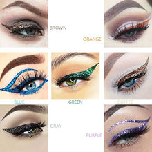 Load image into Gallery viewer, UCANBE 7 Colors Shimmer Liquid Eyeliner Makeup Set, Metallic Satin Finish Colorful Sparkling Eye Liner Pen, Long Lasting High Pigmented with Waterproof &amp; Smudge Proof Formula
