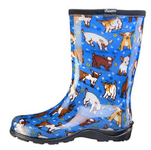 Load image into Gallery viewer, Sloggers Women's Waterproof Rain and Garden Boot with Comfort Insole, Goats Sky Blue, Size 7, Style 5018GOBL07
