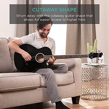 Load image into Gallery viewer, Best Choice Products Acoustic Electric Bass Guitar - Full Size, 4 String, Fretted Bass Guitar - Black
