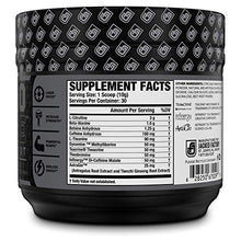 Load image into Gallery viewer, NITROSURGE Black Pre Workout Supplement - Nootropic Energy Booster Powder w/Dynamine &amp; TeaCrine - PreWorkout Nitric Oxide Booster - 30 Servings, Sour Gummy
