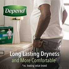 Load image into Gallery viewer, Depend Fit-Flex Adult Incontinence Underwear for Men, Disposable, Maximum Absorbency, XX-Large, Grey, 44 Count (2 Packs of 22) (Packaging May Vary)
