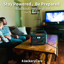 Load image into Gallery viewer, Jackery Portable Power Station Explorer 500, 518Wh Outdoor Solar Generator Mobile Lithium Battery Pack with 110V/500W AC Outlet (Solar Panel Optional) for Road Trip Camping, Outdoor Adventure
