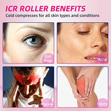 Load image into Gallery viewer, Ice face roller, Ice roller for Face Eyes and Neck, Pelctfcr Silicone Ice Face Roller Skin Care Mold, Brighten Skin &amp; Enhance Your Natural Glow, Remove Fine Lines,Shrink Pores, Reusable Facial Treatment
