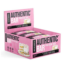 Load image into Gallery viewer, Authentic Bar Birthday Cake Protein Bars - Tasty Meal Replacement Energy Bars w/ 16g Whey Protein Isolate, Natural Sugars from Pure Honey, Healthy Fat Peanut Butter Foundation - 6 Pack
