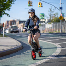 Load image into Gallery viewer, Jetson Bolt Folding Electric Bike, Black - with LCD Display, Lightweight &amp; Portable with Carrying Handle, Travel Up to 15 Miles, Max Speed Up to 15.5 MPH
