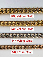 Load image into Gallery viewer, Men's Miami Cuban Bracelet - 8-18mm - Iced Out Men's Heavy Cuban Link - 14k 18k Yellow Or Rose Gold Over Stainless Steel - Never Changes Color (7.5, 18mm 18k Gold)
