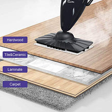 Load image into Gallery viewer, Steam Mop, Ultra-Lightweight, Child &amp; Pet Floor Steamer, Deep Cleaning for Hardwood Floor/Tile/Laminate/Vinyl/Carpet, 7618ANB
