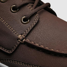 Load image into Gallery viewer, OTHUME Casual Boat Shoes for Men Comfortable, Mens Deck Shoes Penny Loafers &amp; Slip-ons Sneakers XXDX002M-RH-US-TAUPE-9.5 Brown
