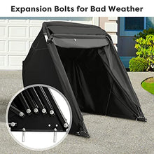 Load image into Gallery viewer, Quictent Heavy Duty Motorcycle Shelter Shed Cover Storage Garage Tent with TSA Code Lock &amp; Carry Bag, Small Size
