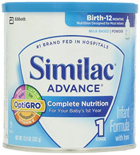 Load image into Gallery viewer, Similac Advance Early Shield Infant Formula, Powder, 12.4-Ounces
