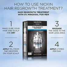 Load image into Gallery viewer, Nioxin Hair Regrowth Treatment for Men with Minoxidil 5%, 3 Month Supply, 6 oz
