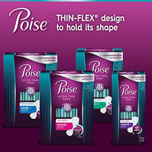 Load image into Gallery viewer, Poise Ultra Thin Incontinence Pads for Women, Moderate Absorbency, Regular Length, 144 Count (3 Packs of 48) (Packaging May Vary)
