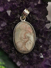 Load image into Gallery viewer, Beautiful rhodochrosite pendant in 925 sterling silver - gemstone/crystal gift |Mother's Day/engagement/wedding/anniversary/birthday gift
