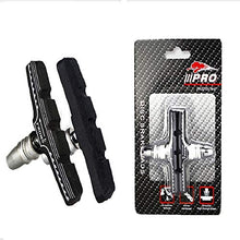 Load image into Gallery viewer, IIIPRO Bicycle high-end Brake pad Set 2 Pairs (4 Packs),Professional Mountain and Road Bike V Brake Pads, Noise-Free Anti-Skid Bicycle Brake Block kit.with Hexagon nut and Washer
