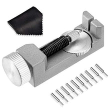 Load image into Gallery viewer, selizo Watch Link Remover kit Watch Band Tool with 10 Extra Pins for Watch Band Link Pin Removal and Watch Sizing
