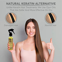 Load image into Gallery viewer, Brazilian Miracle Natural Hair Treatment with Deep Conditioning Argan and Coconut Oils, Liquid Mask Repairs Damage with Advanced Hydration, Conditions Long, Frizzy, Dry, Colored Hair 120mL
