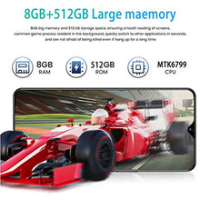 Load image into Gallery viewer, Mobile Phone, M80 Android 10.0, Unlocked 5G Smartphone SIM Free Call, 6.7-inch Full Screen, 4800mAh Large Battery Fast Charging, 13MP+24MP Camera, 8GB+512GB GPS WiFi, Fingerprint, Face ID, 10-core
