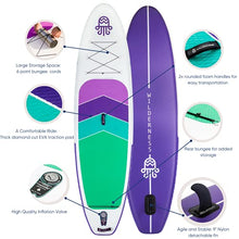 Load image into Gallery viewer, Wilderness 10'6"x32"x 6" Premium Inflatable Stand Up Paddle Board | Australian Owned | 8 SUP Accessories, Easy Balance, Non-Slip Deck, Backpack, Paddle, Leash and Pump
