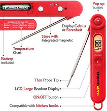 Load image into Gallery viewer, ThermoPro TP03 Digital Instant Read Meat Thermometer Kitchen Cooking Food Candy Thermometer with Backlight and Magnet for Oil Deep Fry BBQ Grill Smoker Thermometer
