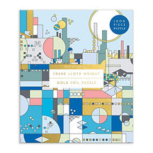 Load image into Gallery viewer, Frank Lloyd Wright City by The Sea Jigsaw Puzzle, 1,000 Pieces, 27” x 20” – Art Puzzle Featuring Wright’s Stunning Illustrations with Foil Accents, Thick, Sturdy Pieces, Challenging Family Activity
