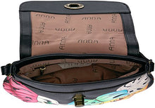 Load image into Gallery viewer, Anna by Anuschka, Handpainted Leather Medium Flap Cross Body-lovely Leaves
