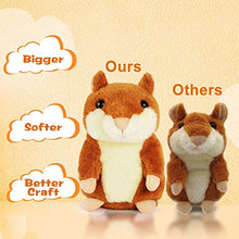 Load image into Gallery viewer, KMUYSL 2 Pack Toddler Toys for 1 2 3 Years Old Kids Talking Hamster Repeats What You Say Early Educational Toy Boys Girls Baby Animal Talking Toy Fun Gift for Children's Day Valentine's Day
