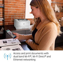 Load image into Gallery viewer, HP LaserJet Pro M404dw Monochrome Wireless Laser Printer with Double-Sided Printing, Works with Alexa (W1A56A)
