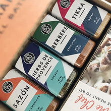 Load image into Gallery viewer, Global Spice Collection Gift Set - Nummy Nibbles World Traveler 4-Pack Herb, Spice &amp; Seasoning Blends - No Salt, No Sugar, Whole30 Approved, Vegan , Keto, Paleo
