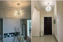 Load image into Gallery viewer, GDNS Chandeliers Firework LED Light Stainless Steel Crystal Pendant Lighting Ceiling Light Fixtures Chandeliers Lighting,Dia 23.5 inch
