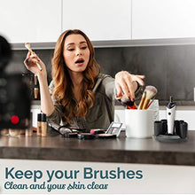 Load image into Gallery viewer, Luxe Makeup Brush Cleaner - 5oz Brush Cleaning Solution Included - USB Charging Station - 3 Adjustable Speeds - Instantly Wash and Dry Your Makeup Brushes
