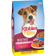 Load image into Gallery viewer, Kibbles 'N Bits Small Breed Mini Bits Savory Beef &amp; Chicken Flavors Bonus Bag Dry Dog Food, 4.2 Lb
