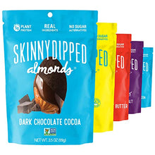Load image into Gallery viewer, SKINNYDIPPED Fan Favorites Almond Variety Pack, 3.5 oz Bags, 5 Count
