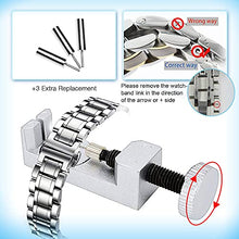 Load image into Gallery viewer, BYNIIUR Watch Repair Kit, Watch Case Opener Spring Bar Tools, Watch Battery Replacement Tool Kit, Watch Band Link Pin Tool Set with Carrying Case and Instruction Manual
