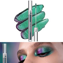 Load image into Gallery viewer, LANGMANNI 6 Matte Lipstick with 6 Lipliners Cosmetics Makeup Gift for Girls(12PCS)+Liquid Chameleon Eyeshadow（Peacock）
