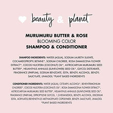 Load image into Gallery viewer, Love Beauty and Planet Shampoo &amp; Conditioner for Color-Treated Hair Murumuru Butter &amp; Rose Shampoo and Conditioner Silicone Free, Paraben Free and Vegan, White, 13.5 oz 2 Count
