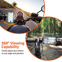 Load image into Gallery viewer, Matone Bike Phone Mount, 360° Rotatable Motorcycle Phone Mount Bike Phone Holder, Universal Adjustable Silicone Holder Compatible with iPhone 11/11 Pro Max/XR/X/8, Samsung Galaxy Note 10 Plus/S10
