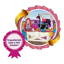 Load image into Gallery viewer, Winner's Stable Deluxe Vet Trailer Playset, 22-Pieces Include Articulated Horse Figure and Small Doll, by Just Play

