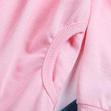 Load image into Gallery viewer, Toddler Girls Clothes Winter Warm Long Sleeve Tops Long Pants suit Kids Soft cotton 2Pcs Set(Pink, 120(5T))
