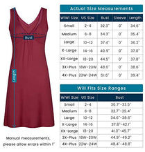Load image into Gallery viewer, WiWi Women's Soft Bamboo Nightgowns Sleep Shirt Sleeveless Nightgown V Neck Sexy Chemise Sleep Dress S-4X, Peach, 4X
