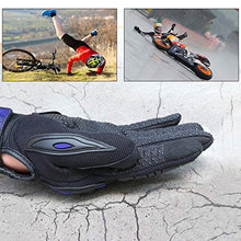Load image into Gallery viewer, COFIT Motorcycle Gloves for Men and Women, Full Finger Touchscreen Motorbike Gloves for BMX ATV MTB Riding, Road Racing, Cycling, Climbing - Blue XXL
