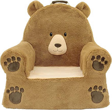 Load image into Gallery viewer, Soft Landing | Sweet Seats | Premium Character Chair with Carrying Handle &amp; Side Pockets – Bear
