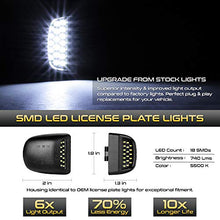 Load image into Gallery viewer, VIPMOTOZ Full LED License Plate Light For Cadillac Escalade Chevy Silverado 1500 2500 3500 Suburban Tahoe GMC Sierra 1500 2500 3500 Yukon XL Tag Lamp Assembly Replacement
