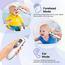 Load image into Gallery viewer, Infrared Thermometer for Adults,Forehead and Ear Thermometer for Fever, Babies, Children, Adults, Indoor and Outdoor Use
