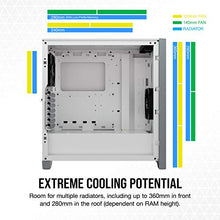 Load image into Gallery viewer, Corsair 4000D Airflow Tempered Glass Mid-Tower ATX PC Case - White
