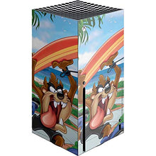 Load image into Gallery viewer, Skinit Decal Gaming Skin Compatible with Xbox Series X Console - Officially Licensed Warner Bros Tasmanian Devil Surfboard Design
