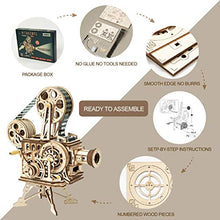 Load image into Gallery viewer, ROKR 3D Wooden Puzzles DIY Model Building Kits for Adults Mechanical Craft Kits Vitascope Birthday Gift for Friends and Family

