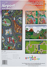 Load image into Gallery viewer, Learning Carpets Airport Play Carpet, 79" x 36" Rect. Kids Playroom Road Rug, Classroom Furniture Educational Carpet for Daycares/Homes/Preschools
