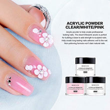 Load image into Gallery viewer, Morovan Acrylic Nail Kit Acrylic Powder and Professional Liquid Monomer set with Acrylic Nail Brush Nail Forms tips for Acrylic Nails Extension Beginner kit
