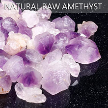Load image into Gallery viewer, Jewever Natural Amethyst Crystal Bracelet for Women Healing Gemstones and Crystals Beaded Bracelets Meditation Balance Gifts Adjustable
